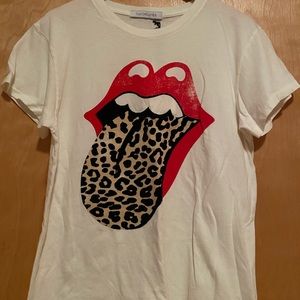 ONE by Daydreamer Rolling Stones Leopard tee